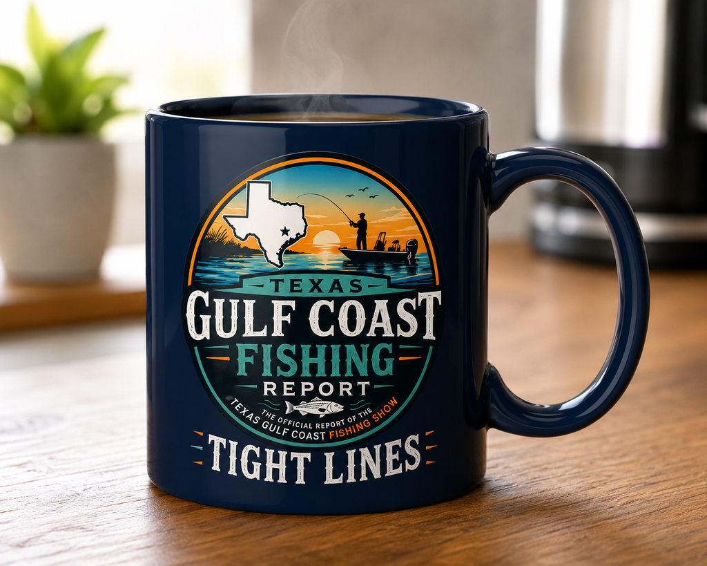 Texas Gulf Coast Fishing Report™ "TIGHT LINES" Coffee Mug